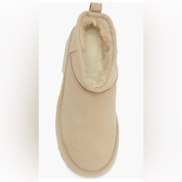 UGG Tan Platform Ankle Boots - Picture 4 of 5